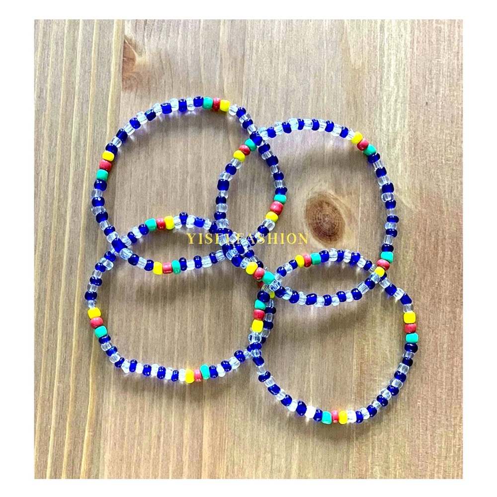 PULSERAS DE OLOKUM. -PROTECTION BRACELETS.(4 BRACELETS SET/ 4PCS) UNISEX